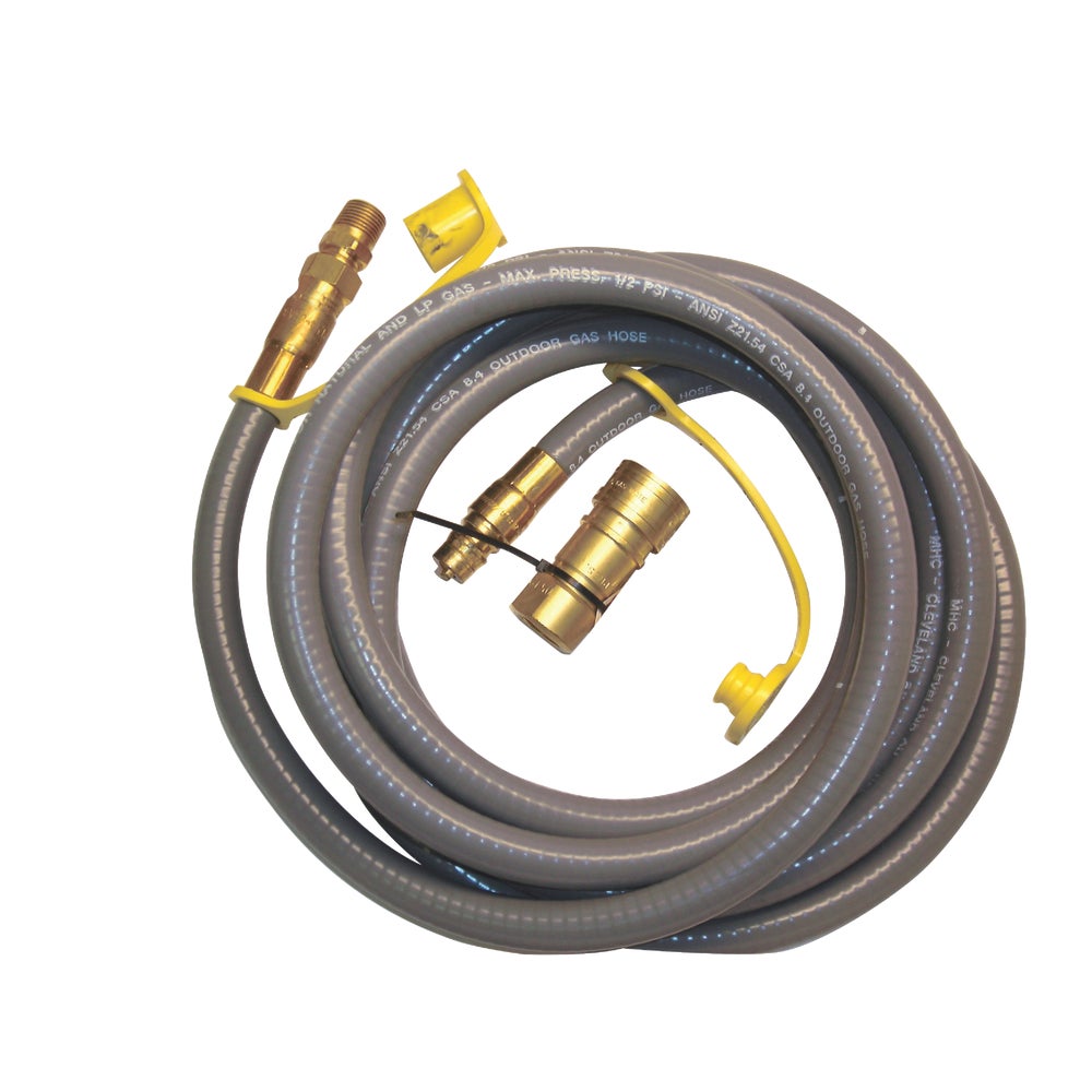MR. HEATER 12 Ft. 3/8 In. Thermoplastic Natural/Propane Gas Patio Hose  Assembly